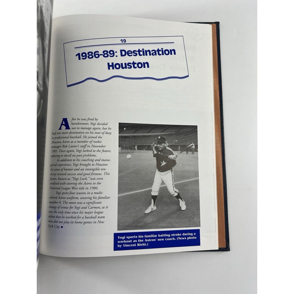 Yogi Berra 1998 Collectible An American Original Baseball Yankees Book